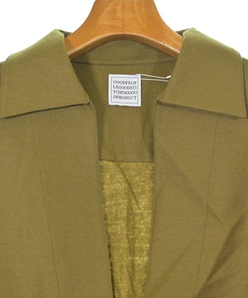 GOOD PEOPLE GOOD STITCHING GOOD PRODUCT（グッドピープルグッドスティッチンググッドプロダクト）カジュアルシャツ カーキ サイズ:S メンズ/2200636074132