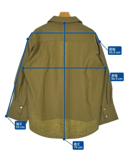 GOOD PEOPLE GOOD STITCHING GOOD PRODUCT（グッドピープルグッドスティッチンググッドプロダクト）カジュアルシャツ カーキ サイズ:S メンズ/2200636074132