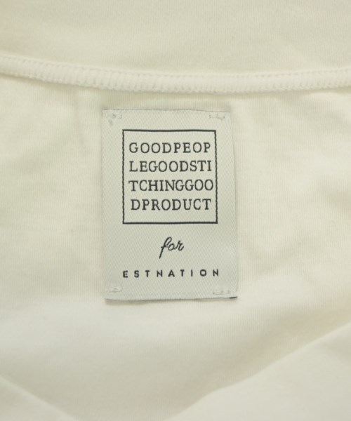 GOOD PEOPLE GOOD STITCHING GOOD PRODUCT（グッドピープルグッドスティッチンググッドプロダクト）Tシャツ・カットソー 白 サイズ:F レディース/2200655567370