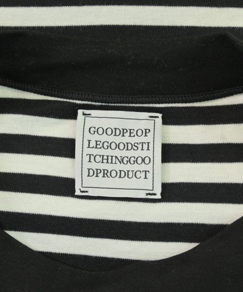 GOOD PEOPLE GOOD STITCHING GOOD PRODUCT（グッドピープルグッドスティッチンググッドプロダクト）Tシャツ・カットソー 黒 サイズ:M メンズ/2200703899019