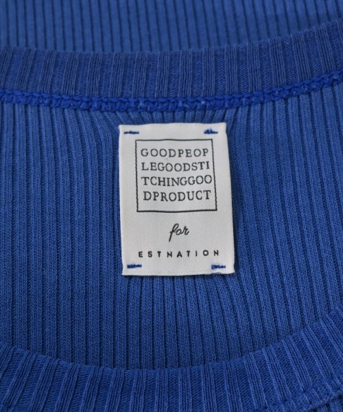 GOOD PEOPLE GOOD STITCHING GOOD PRODUCT（グッドピープルグッドスティッチンググッドプロダクト）Tシャツ・カットソー 青 サイズ:-(S位) レディース/2200665350023