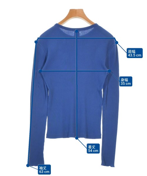 GOOD PEOPLE GOOD STITCHING GOOD PRODUCT（グッドピープルグッドスティッチンググッドプロダクト）Tシャツ・カットソー 青 サイズ:-(S位) レディース/2200665350023