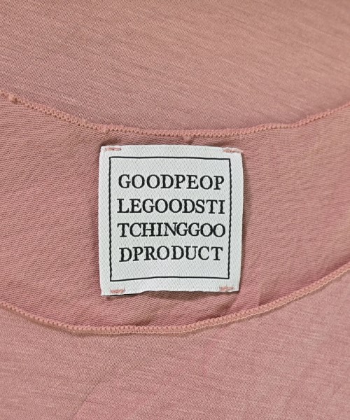 GOOD PEOPLE GOOD STITCHING GOOD PRODUCT（グッドピープルグッドスティッチンググッドプロダクト）タンクトップ ピンク サイズ:M レディース/2200717461080