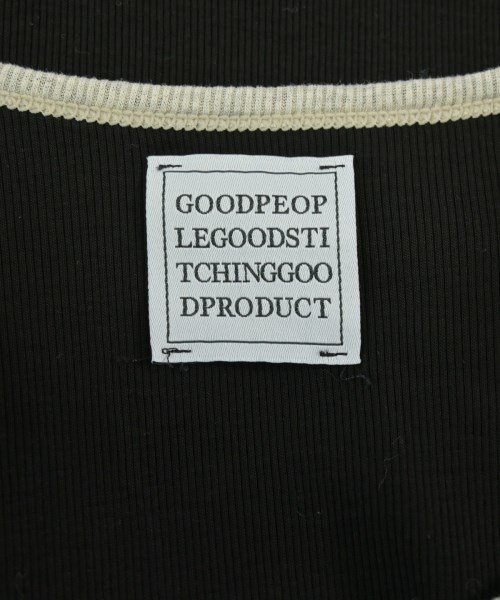 GOOD PEOPLE GOOD STITCHING GOOD PRODUCT（グッドピープルグッドスティッチンググッドプロダクト）キャミソール 黒 サイズ:S レディース/2200691243030