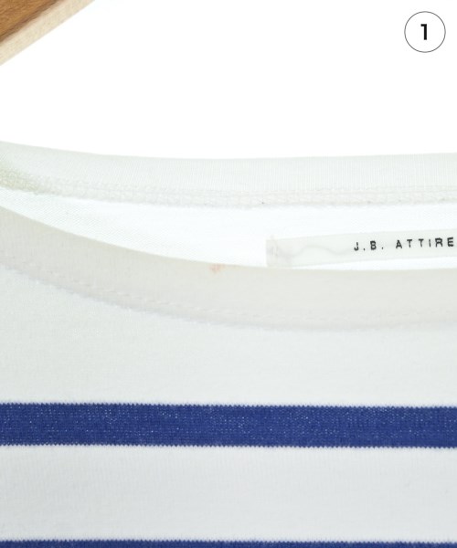 J.B. ATTIRE（ジェービーアタイア）Tシャツ・カットソー 白 サイズ:1(S位) レディース/2200640715137