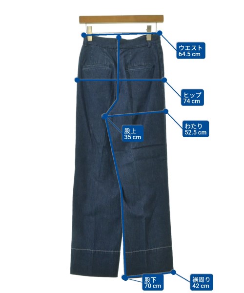 J.B. ATTIRE（ジェービーアタイア）デニムパンツ 紺 サイズ:1(S位) レディース/2200675289030