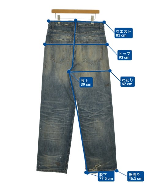 NO/FAITH STUDIOS（ノーフェイスストゥディオス）デニムパンツ 青 サイズ:M メンズ/2200675512084