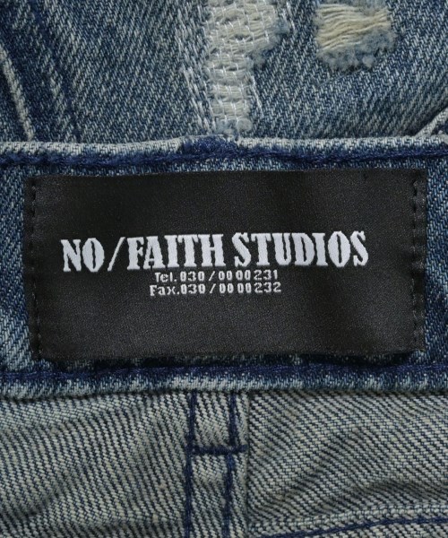 NO/FAITH STUDIOS（ノーフェイスストゥディオス）デニムパンツ 青 サイズ:L メンズ/2200677017709