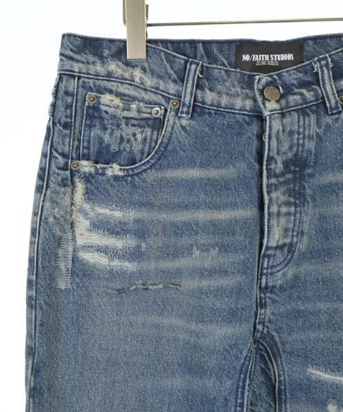 NO/FAITH STUDIOS（ノーフェイスストゥディオス）デニムパンツ 青 サイズ:L メンズ/2200677017709