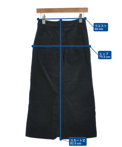 OHOTORO（オオトロ）ロング・マキシ丈スカート 黒 サイズ:S レディース/2200623883020