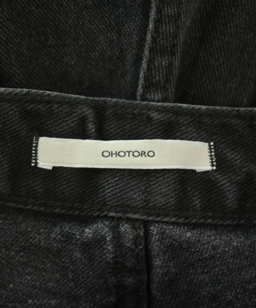 【新品】ohotoro オオトロ ブラックデニム OHOTORO（オオトロ）デニムパンツ 黒 サイズ:S レディース