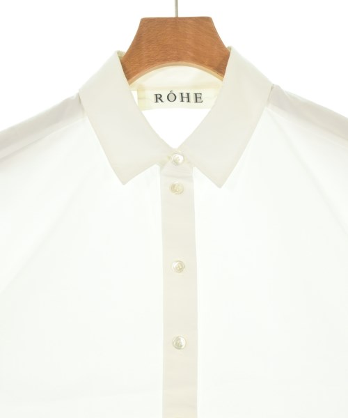 ROHE（ローエ）カジュアルシャツ 白 サイズ:34(XS位) レディース/2200641878169