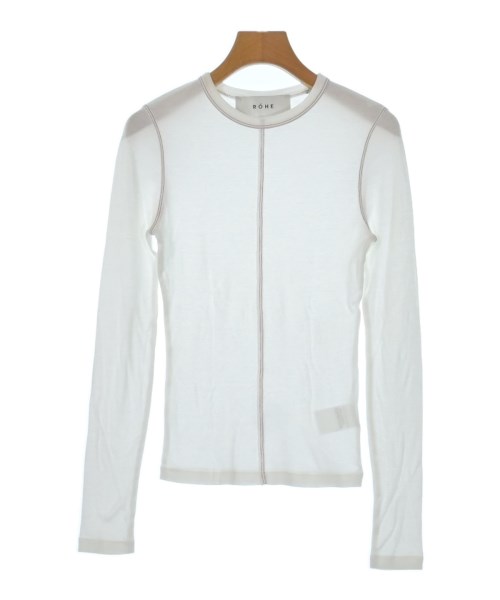 ROHE(ローエ)Tシャツ・カットソー 白 サイズ:34(XS位)/2200636217102