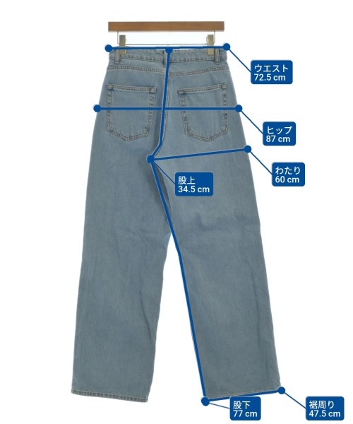 ROHE（ローエ）デニムパンツ 青 サイズ:36(S位) レディース/2200645207064