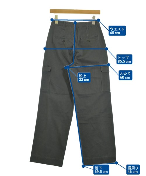 SIYAZU（シヤジュ）カーゴパンツ グレー サイズ:1(S位) レディース/2200674606029