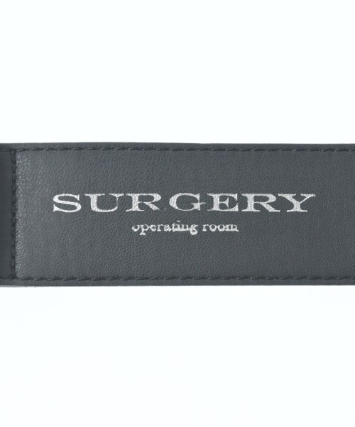 SURGERY（サージェリー）ベルト 黒 サイズ:- メンズ/2200647270059