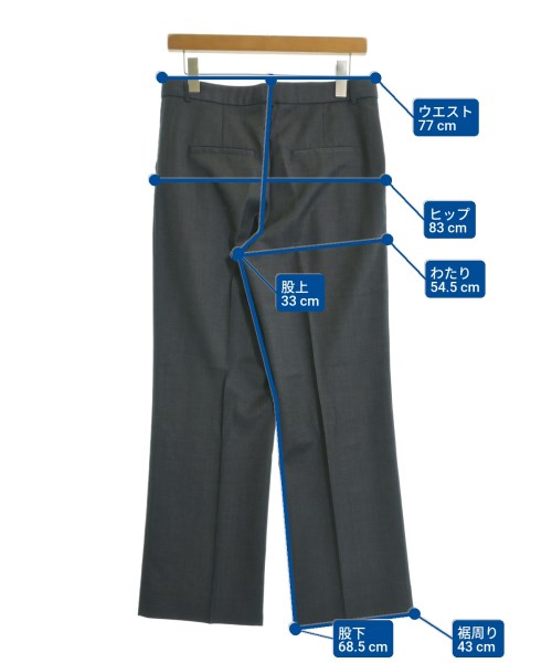 The Garment（ザガーメント）スラックス グレー サイズ:8(L位) レディース/2200622946146