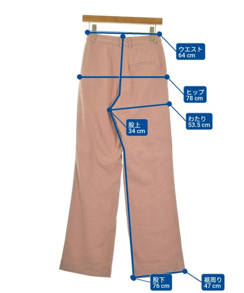 The Garment（ザガーメント）スラックス ピンク サイズ:-(M位) レディース/2200718905026