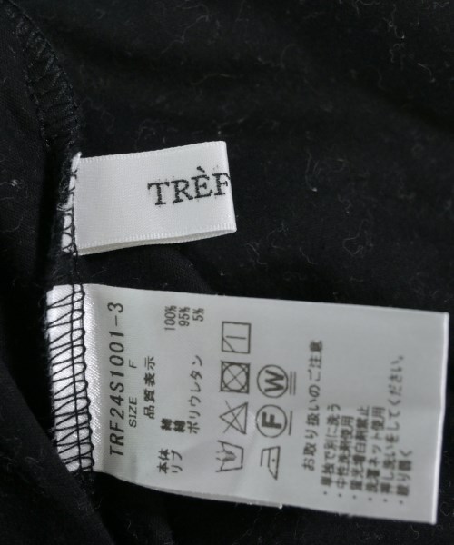 TREFLE+1（トレフルプラスワン）Tシャツ・カットソー 黒 サイズ:F レディース/2200627752100