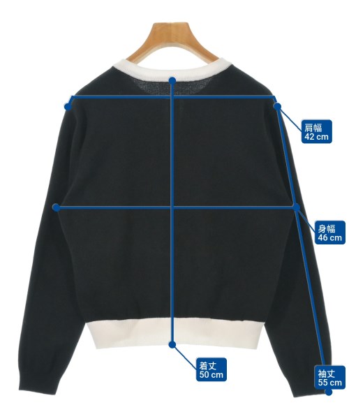 TREFLE+1（トレフルプラスワン）カーディガン 黒 サイズ:F レディース/2200612005242