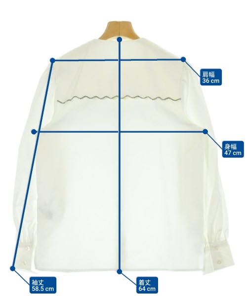 TREFLE+1（トレフルプラスワン）ブラウス 白 サイズ:F レディース/2200655751076