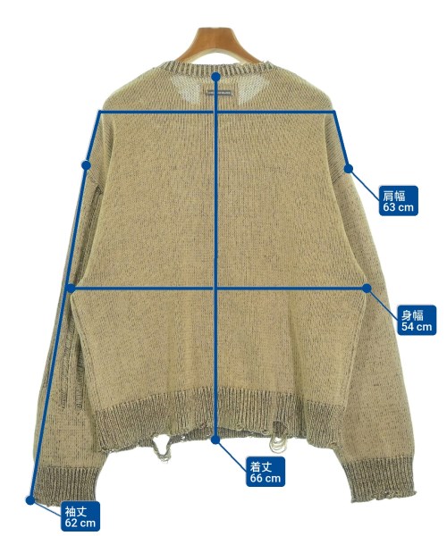 UNKNOWN LONDON（アンノウンロンドン）ニット・セーター ベージュ サイズ:M メンズ/2200643500037