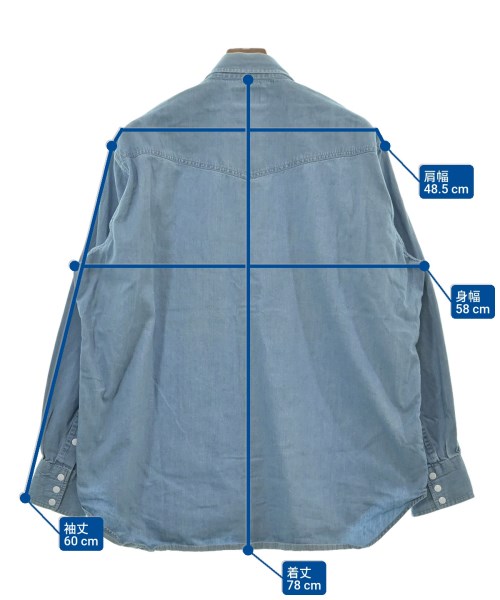 Unlikely（アンライクリー）カジュアルシャツ 青 サイズ:XL メンズ/2200629168039