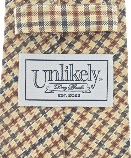 Unlikely（アンライクリー）ネクタイ ベージュ サイズ:- メンズ/2200629593220
