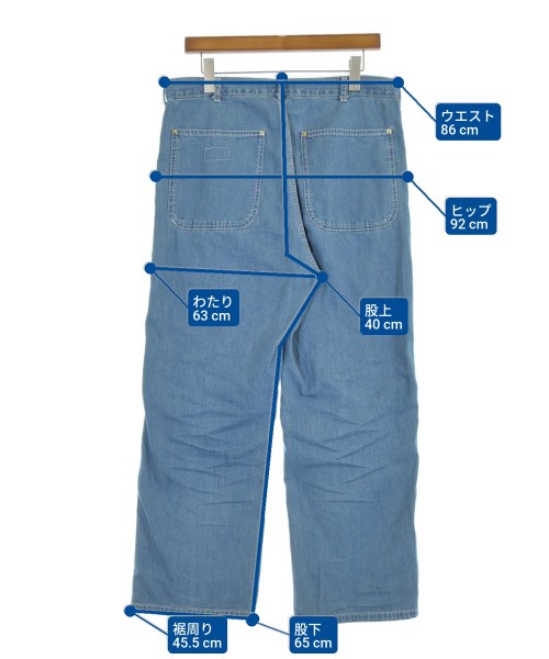 Unlikely（アンライクリー）デニムパンツ 青 サイズ:L メンズ/2200677658025