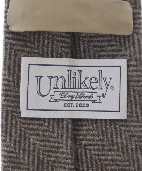 Unlikely（アンライクリー）ネクタイ 茶 サイズ:- メンズ/2200700288427