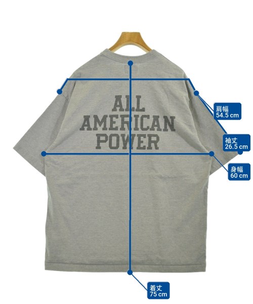 Unlikely（アンライクリー）Tシャツ・カットソー グレー サイズ:XL メンズ/2200714837055