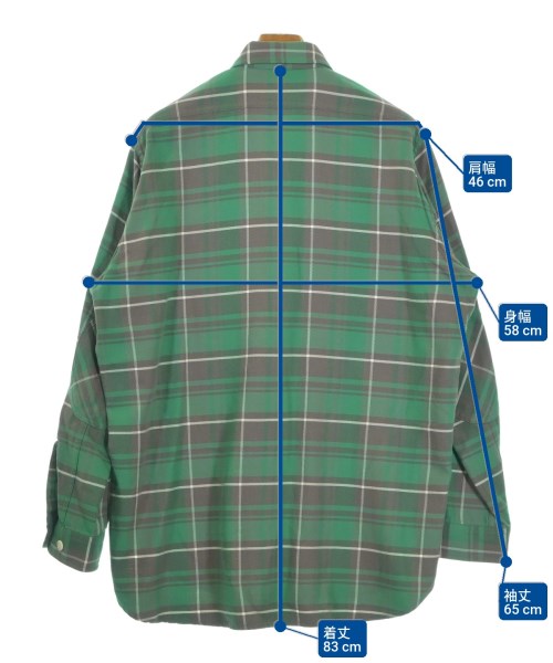 Unlikely（アンライクリー）カジュアルシャツ 緑 サイズ:M メンズ/2200648286080