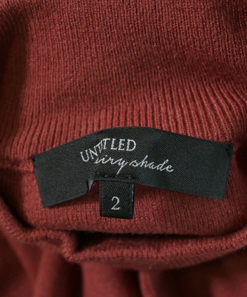 UNTITLED fairy shade（アンタイトルフェアリーシェード）ニット・セーター 赤 サイズ:2(M位) レディース/2200620992466