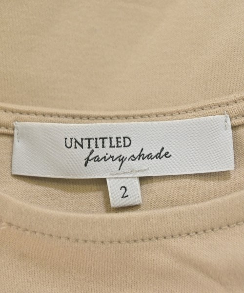 UNTITLED fairy shade（アンタイトルフェアリーシェード）Tシャツ・カットソー ベージュ サイズ:2(M位) レディース/2200706944099