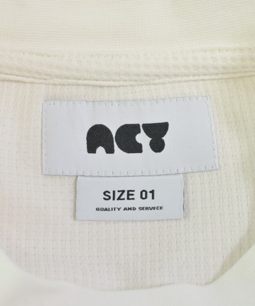 Acy（エーシー）Tシャツ・カットソー 白 サイズ:01(S位) メンズ/2200671077051