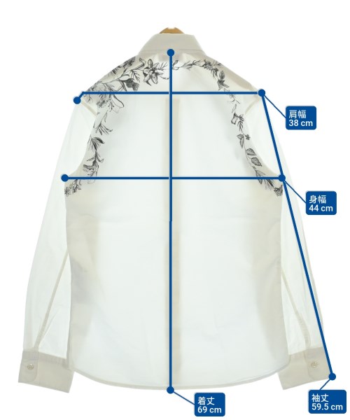 ALEXANDER MCQUEEN（アレキサンダーマックイーン）シャツ 白 サイズ:160(15T-16T) キッズ/2200698916104