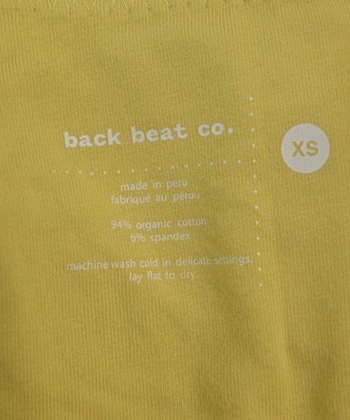 back beat co.（バックビート）Tシャツ・カットソー 黄 サイズ:XS レディース/2200631137160