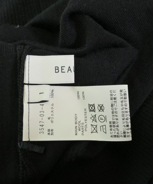 BEAUVET（ボーヴェット）ニット・セーター 黒 サイズ:1(S位) レディース/2200658802010