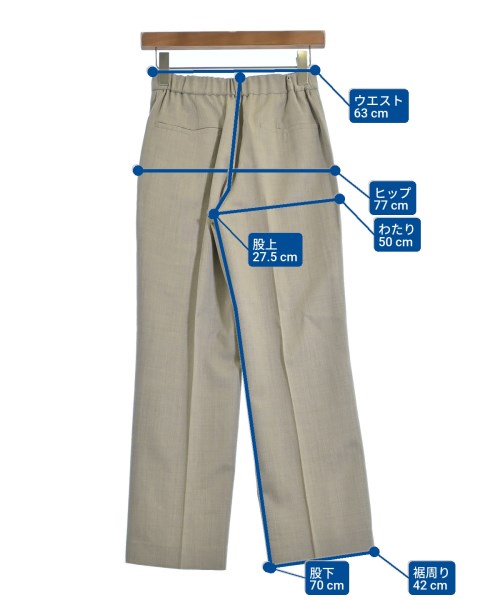 BETOUPE（ベトゥープ）スラックス ベージュ サイズ:-(S位) レディース/2200636247055