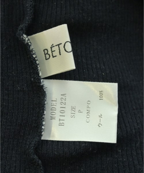 BETOUPE（ベトゥープ）ニット・セーター 紺 サイズ:-(XS位) レディース/2200723645139