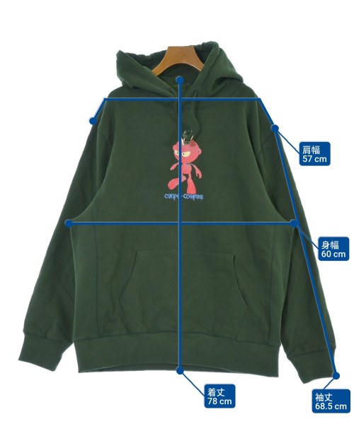 CARPETCOMPANY（カーペットカンパニー）パーカー 緑 サイズ:XL メンズ/2200646234175