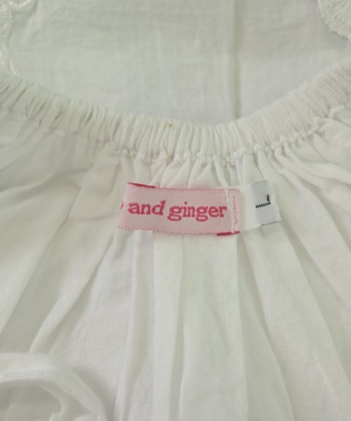 coco and ginger（ココアンドジンジャー）ワンピース（その他） 白 サイズ:L(100cm位) キッズ/2200656082148