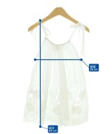 coco and ginger（ココアンドジンジャー）ワンピース（その他） 白 サイズ:L(100cm位) キッズ/2200656082148
