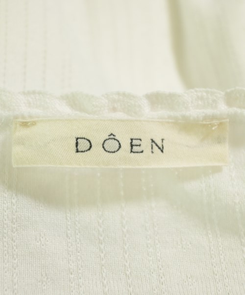 DOEN（ドーエン）Tシャツ・カットソー 白 サイズ:S レディース/2200732681074