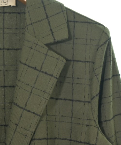 Etici（エティシ）テーラードジャケット カーキ サイズ:S レディース/2200676297041