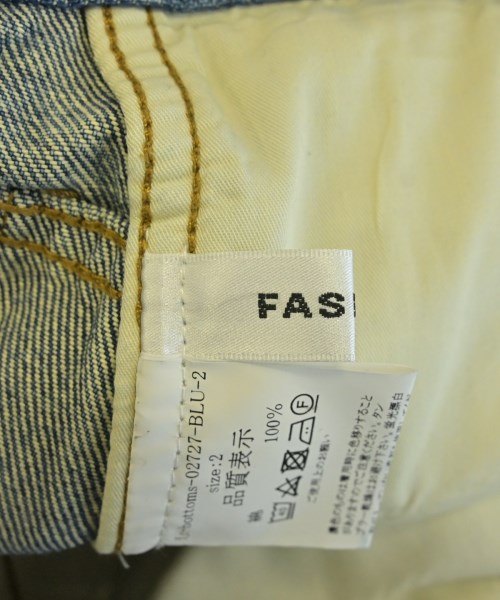 FASHIRU（ファシル）デニムパンツ 青 サイズ:2(M位) レディース/2200627150104
