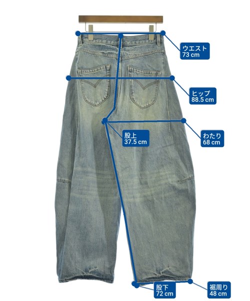 FASHIRU（ファシル）デニムパンツ 青 サイズ:2(M位) レディース/2200627150104