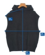 FASHIRU（ファシル）ベスト/ノースリーブ 黒 サイズ:F レディース/2200665395550