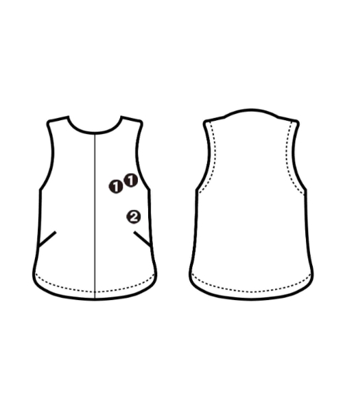 FASHIRU（ファシル）ダウンジャケット/ダウンベスト 黒 サイズ:F レディース/2200676120073