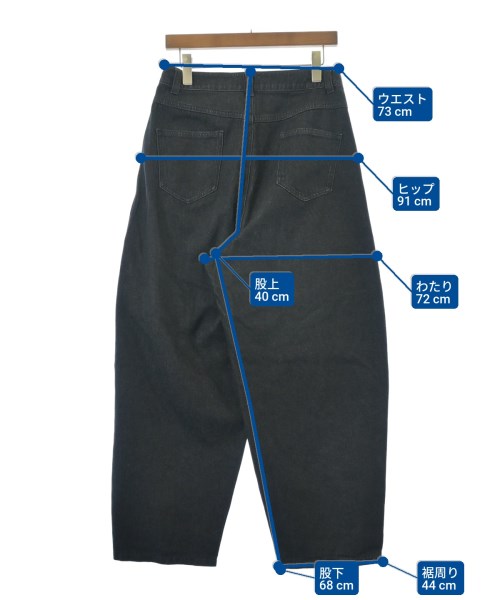 FASHIRU（ファシル）デニムパンツ 黒 サイズ:2(M位) レディース/2200652975161